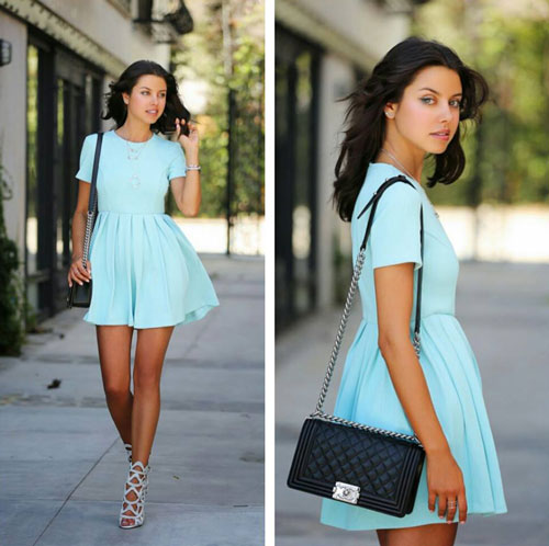 Blogger thời trang làm "ảo thuật" với màu xanh - 19