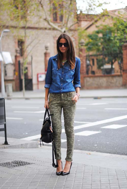 7 ngày biến hóa sành điệu với sơ mi denim - 10