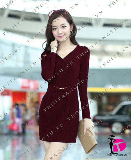 Nữ công sở diện đầm tao nhã mùa thu đông - 6