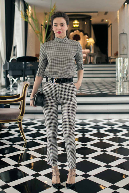 Trúc Diễm ứng dụng xu hướng tóc của NYFW - 6