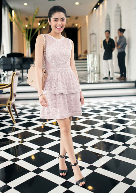 Trúc Diễm ứng dụng xu hướng tóc của NYFW - 4