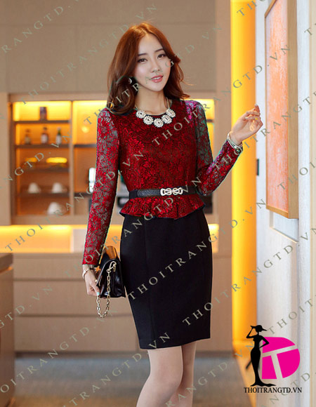 Nữ công sở diện đầm tao nhã mùa thu đông - 10