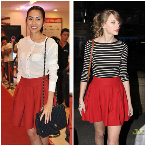 Thời trang của Taylor Swift được sao Việt mến mộ - 7