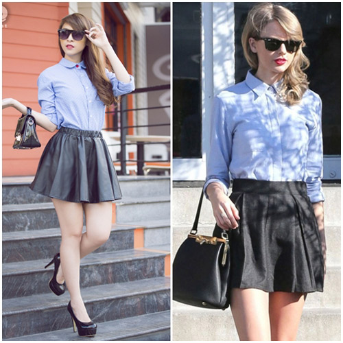 Thời trang của Taylor Swift được sao Việt mến mộ