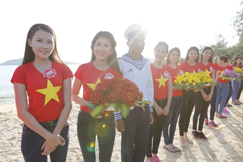 Thí sinh HH Việt Nam quay MV hướng về biển đảo - 5