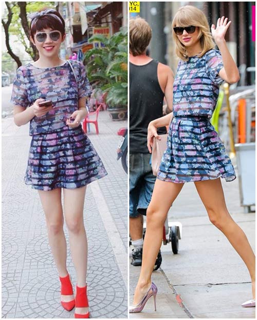 Thời trang của Taylor Swift được sao Việt mến mộ - 4