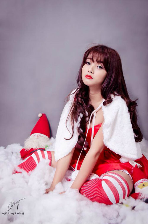 Hot girl Hà Thành nóng bỏng với ảnh Giáng sinh - 10