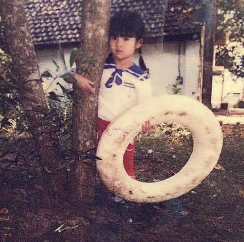 Hoa hậu Việt xinh đẹp từ trong "trứng nước" - 16