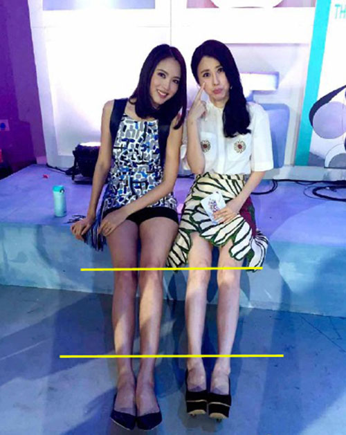 Những lần 'dìm hàng' Sao khác về chiều cao của Trương Tử Lâm - 5