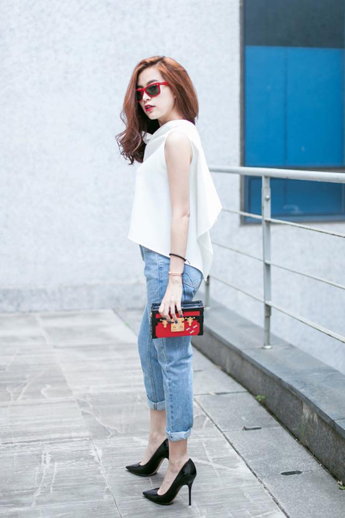 3 người đẹp showbiz "nghiện" chụp ảnh streetstyle - 6