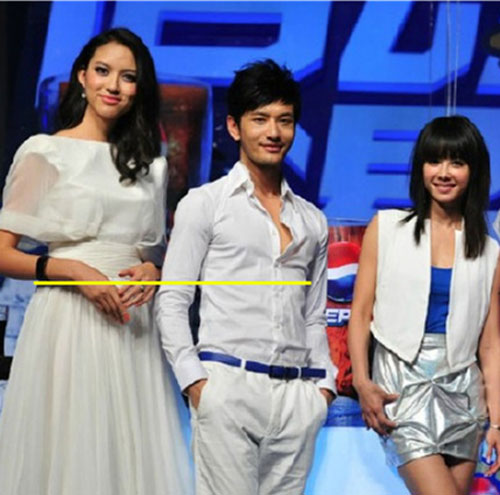 Những lần 'dìm hàng' Sao khác về chiều cao của Trương Tử Lâm - 6
