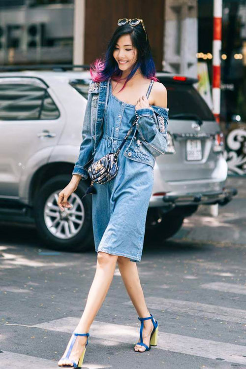 Hoàng Thùy tiết lộ bí quyết chụp street style tuyệt đẹp - 7