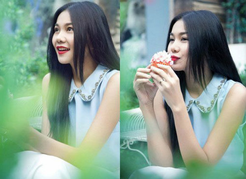 Sao Việt xinh đẹp lạ thường với tóc 'bổ luống' - 1