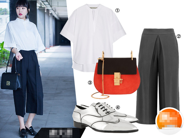 Mẹo "sống còn" để chân ngắn tự tin mặc quần culottes - 1