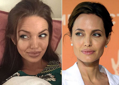 Bản sao Angelina Jolie khiến dân cư mạng sửng sốt - 4