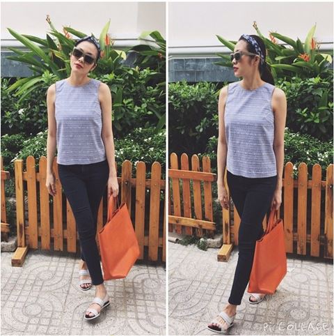 Học lỏm Tăng Thanh Hà làm điệu cho mái tóc xinh - 4
