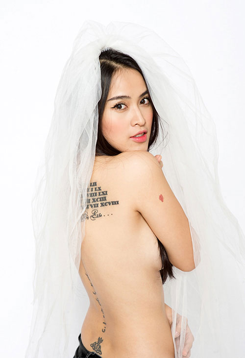 Người đẹp Việt và những hình xăm lớn gây xôn xao - 5