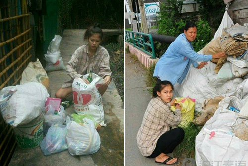 Cô gái nhặt rác bất ngờ trở thành Hoa hậu tại Thái Lan