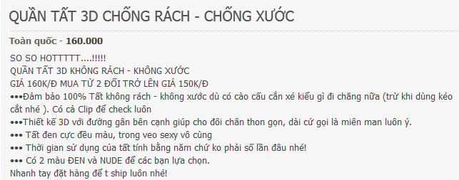 Trời lạnh, chị em ráo riết lùng mua tất da chân 3D siêu bền - 1