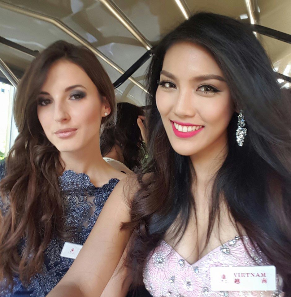 Lan Khuê tự tin khoe sắc tại Hoa hậu Thế giới 2015 - 6