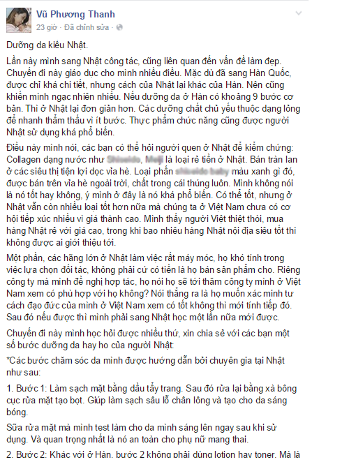 Nhà văn Gào chia sẻ bí quyết dưỡng da trắng mịn của người Nhật - 2