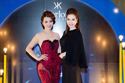 Hoa hậu Bùi Thị Hà trẻ trung với son hồng, tóc thẳng - 1