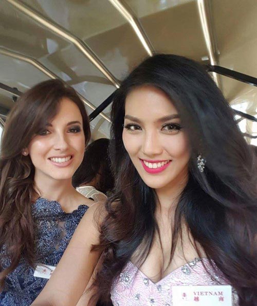 Ngắm nhan sắc của Lan Khuê tại Miss World 2015 - 4