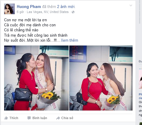 Phạm Hương nhớ mẹ cồn cào - 1