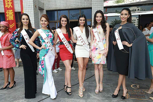 Lan Khuê tiết lộ các đối thủ đáng gờm tại Miss World - 3