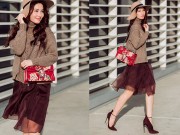 Thời trang - Diễm My 9x đeo túi Gucci gây xôn xao một góc phố