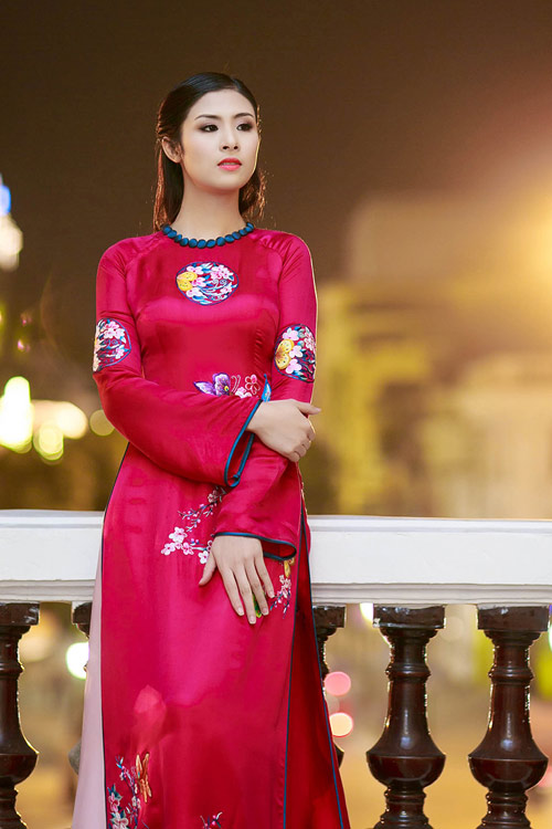 hoa hau ngoc han dep nhat khi mac ao dai - 1