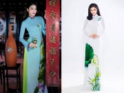Thời trang - Kiểu họa tiết áo dài Hoa hậu Việt nào cũng phải có