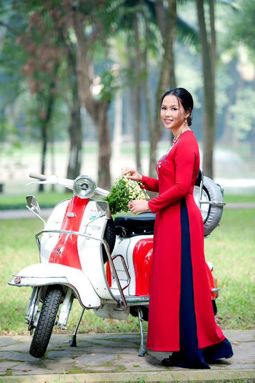 nhung mau ao dai tuyet dep cho me va con gai yeu - 16