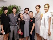 Thời trang - Thanh Hằng và học trò tới chúc mừng Adrian Anh Tuấn