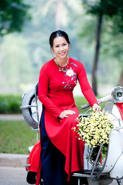 nhung mau ao dai tuyet dep cho me va con gai yeu - 15