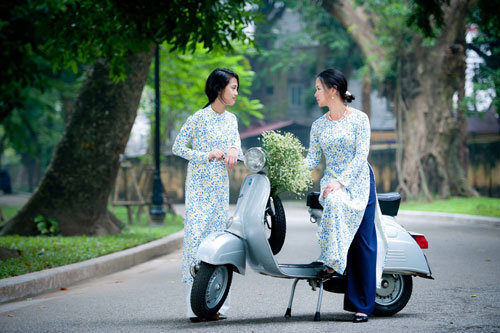 nhung mau ao dai tuyet dep cho me va con gai yeu - 7