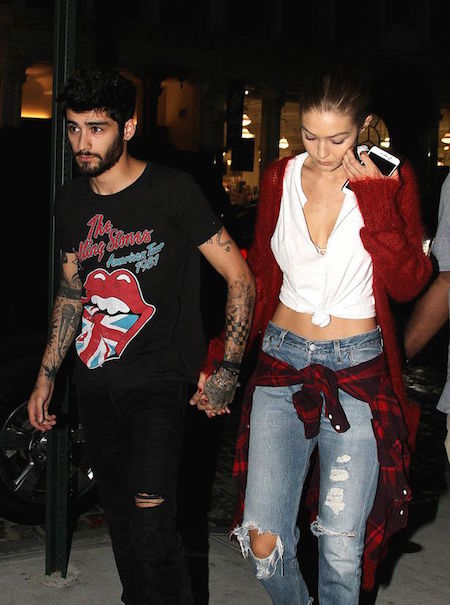 Zayn Malik lúc nào cũng nắm chặt tay bạn gái…