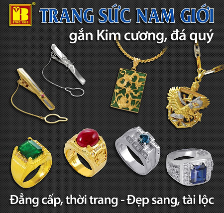 Bảo Tín Minh Châu mới mở quầy chuyên biệt trang sức nam giới