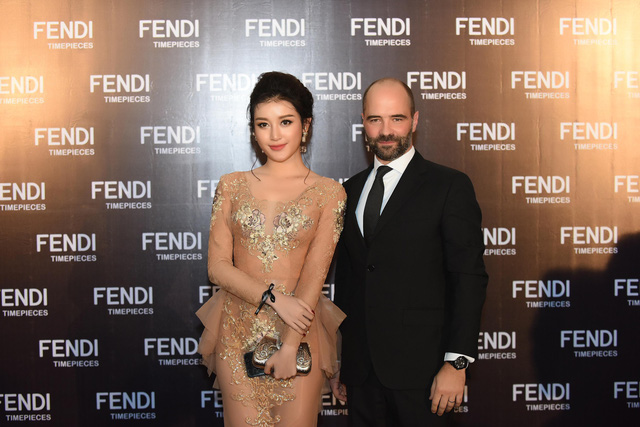 Á hậu Huyền My và ngài Andre – Giám đốc thương mại thương hiệu Fendi Timepieces