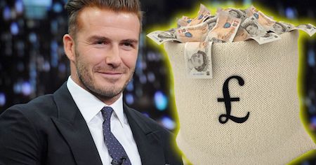 Kiếm được gần hai tỉ đồng/ngày, David Beckham lọt top sao “siêu” giàu