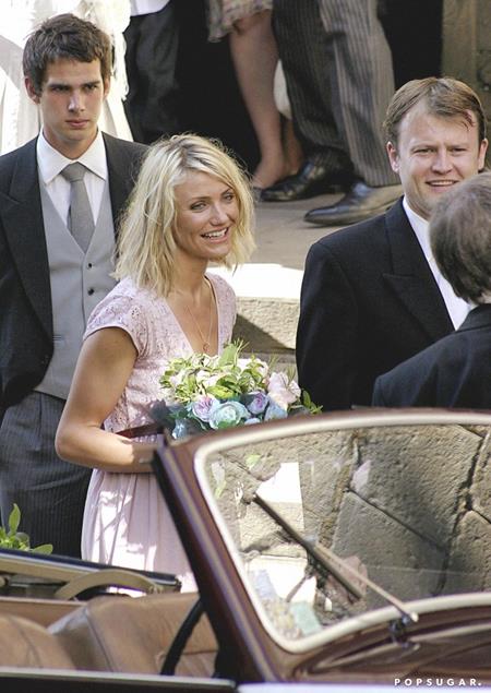 Cameron Diaz đã đặc biệt bay sang Pháp để làm phù dâu cho bạn thân hồi năm 2006