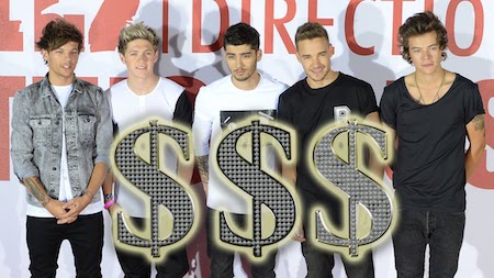 One Direction luôn là “cỗ máy in tiền” của làng giải trí